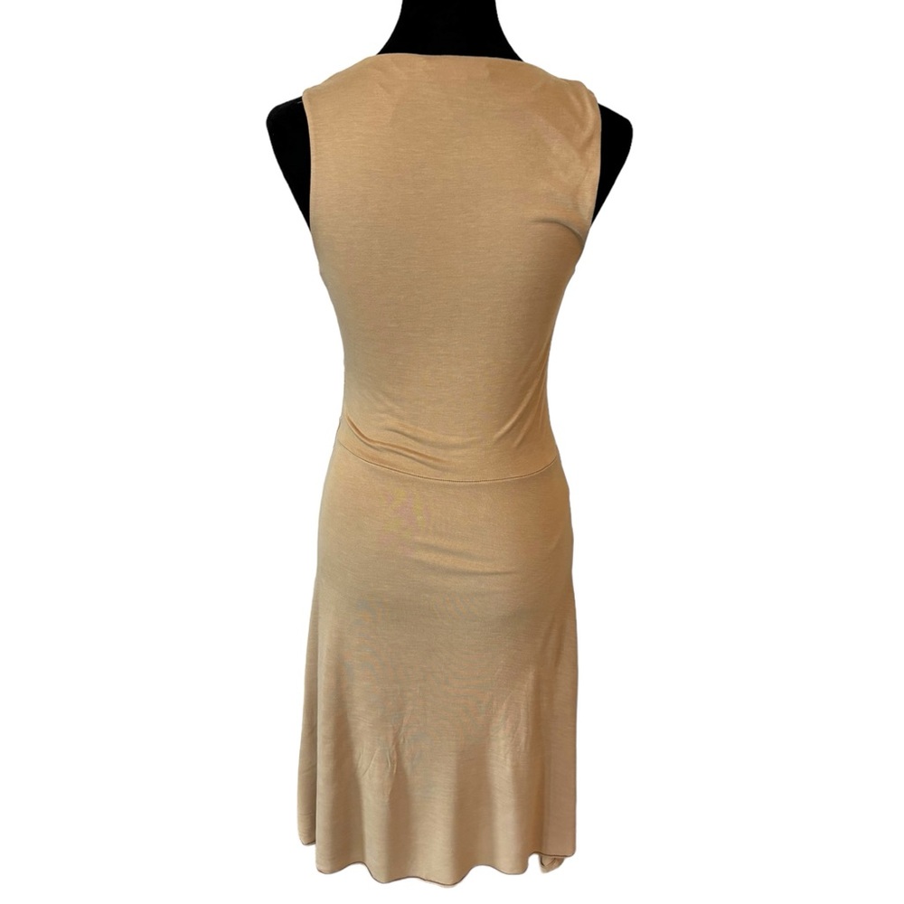 Lauren Ralph Lauren Beige Pleated Dress - Picture 6 of 7